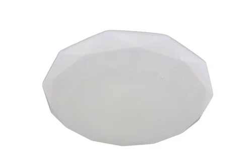 Светильник потолочный LED с пультом LED LAMPS 81081 Natali Kovaltseva белый на 1 лампу, основание белое в стиле хай-тек с пультом фото 2